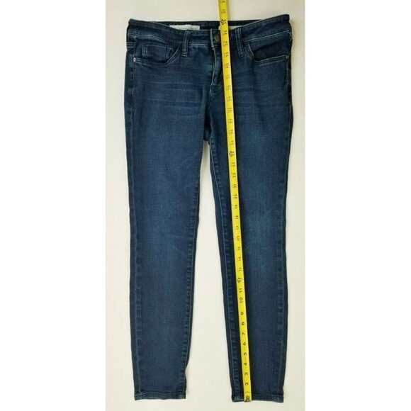 Pilcro And The Letter Press Size 28X28 Women's STET Blue Denim Jeans Back Logo - Picture 10 of 12